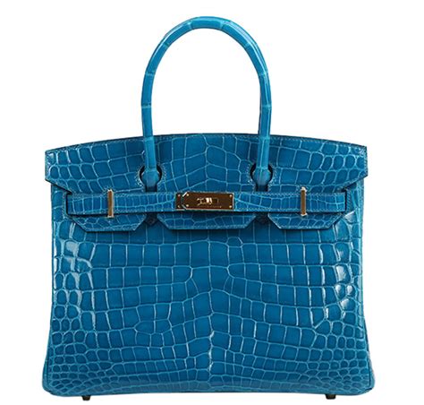 blue crocodile hermes bag|birkin bag crocodile skin.